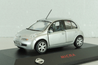 Nissan Micra (K12) 2002, silver, Dealer Edition 1:43