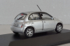 Nissan Micra (K12) 2002, silver, Dealer Edition 1:43