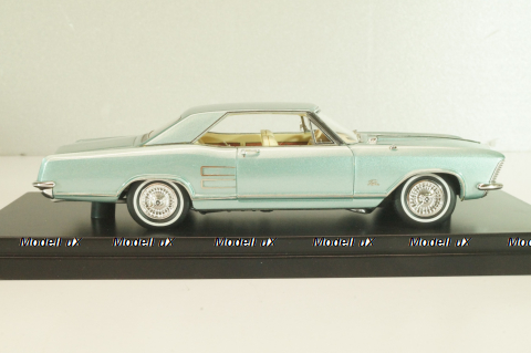 Buick Riviera 1963, light blue, L.E. 250pcs, GC-046A, Goldvarg 1:43