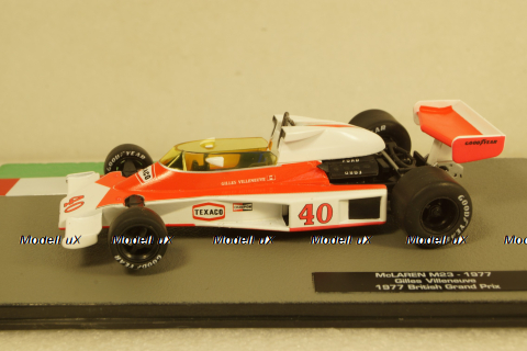 McLaren M23 #40 Gilles Villeneuve, 1977, Altaya 1:43