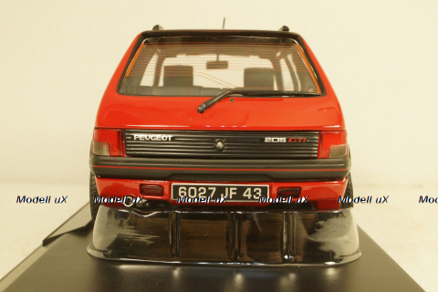 Peugeot 205 Gti 1.9 1991 Red, 184848,  Norev 1:18