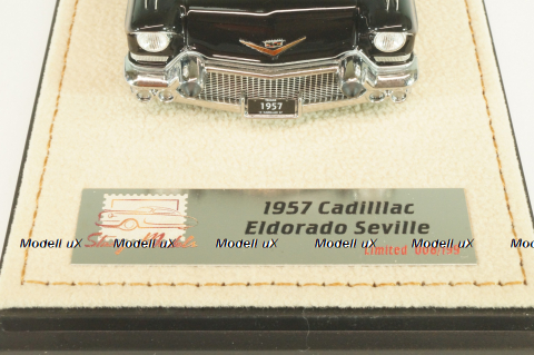 Cadillac Eldorado Seville 1957, black, L.E. 199pcs, STM57003, Stamp Models 1:43