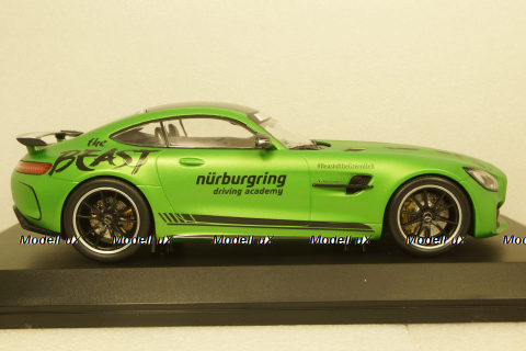 Mercedes AMG GT R Ringtaxi 2017 green, 155036091, Minichamps 1:18