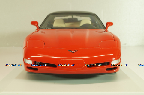Chevrolet Corvette (C5) Coupe 1999, red, 21001, UT Models 1:18