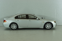 BMW 745i (E65) 2001, silver, 80430027858, Kyosho 1:18
