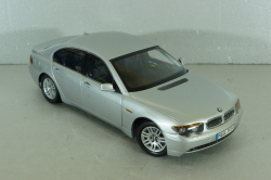 BMW 745i (E65) 2001, silver, 80430027858, Kyosho 1:18