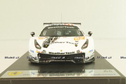Ferrari 488 GTE #3 Weathertech Racing, 3rd AM Class 12H Le Mans 2019, white, LSLM098, Looksmart 1:43