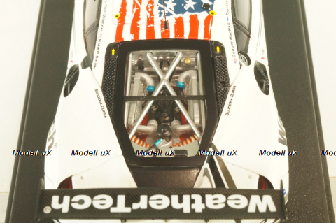 Ferrari 488 GTE #3 Weathertech Racing, 3rd AM Class 12H Le Mans 2019, white, LSLM098, Looksmart 1:43