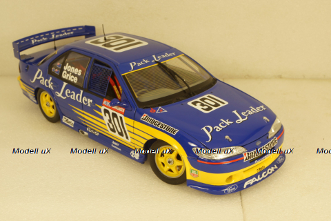 Ford Falcon Pack Leader Racing #301 Jones/Grice Bathurst, blue/yellow, APEX91403, APEX 1:18