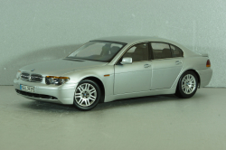 BMW 745i (E65) 2001, silver, 80430027858, Kyosho 1:18