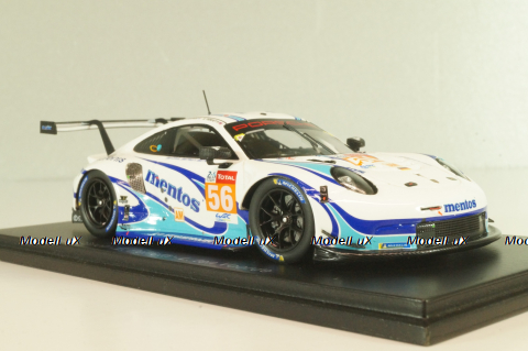 Porsche 911 RSR #56 team Project 1, 24H Le Mans 2020, white, S7987, Spark 1:43