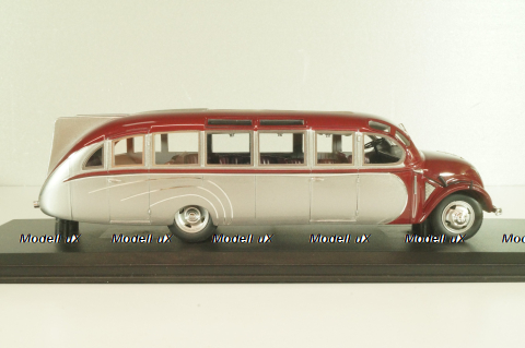 Opel Blitz Ludewig Aero, dark red/silver, L.E. 199pcs, 10013, Autocult 1:43