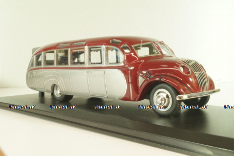 Opel Blitz Ludewig Aero, dark red/silver, L.E. 199pcs, 10013, Autocult 1:43
