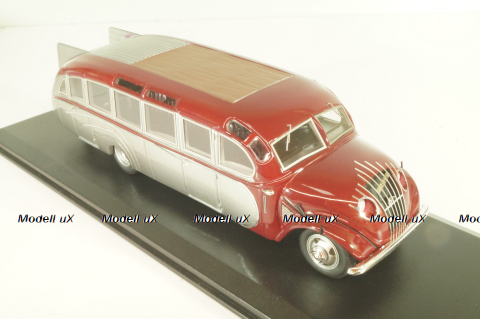 Opel Blitz Ludewig Aero, dark red/silver, L.E. 199pcs, 10013, Autocult 1:43