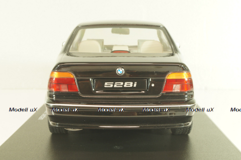BMW 528i (E39) limousine 1995 black metallic, KKDC181053, KK-Scale 1:18