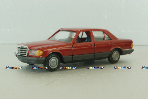 Mercedes 500 SE (W126) 1979 шейховоз, red, NZG 1:35