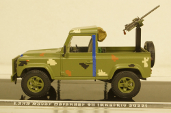 Land Rover Defender 90, Тероборона г. Харьков 2022, TruckTyr 1:43