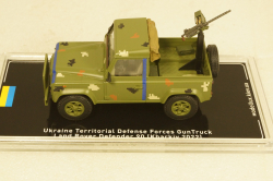Land Rover Defender 90 pickup, Тероборона г. Харьков 2022, TruckTyr 1:43