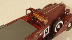 ЗИС-102А №9 Фаэтон вишневого цвета, 110203, DiP Models 1:43