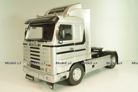 Scania 143M 500 Streamlinie 1995, tractor, silver/black, RK180103, Road Kings 1:18