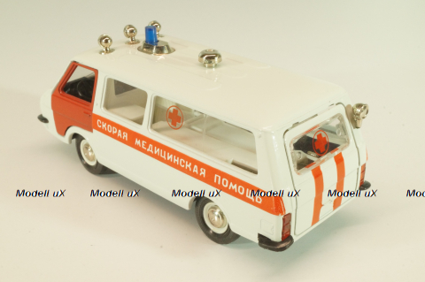 Раф-22031, скорая медицинская помощь, август 88г., Тантал/Радон 1:43