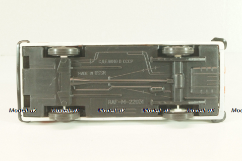 Раф-22031, скорая медицинская помощь, август 88г., Тантал/Радон 1:43