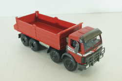Mercedes 3535 8x4 dump truck, red, NZG 1:43