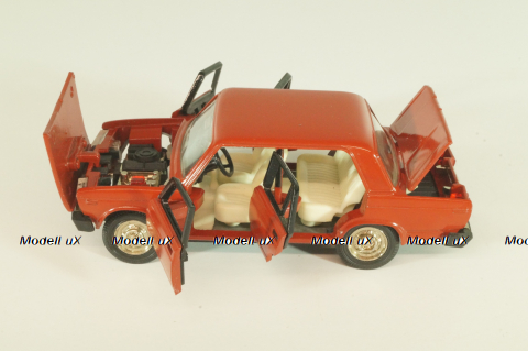 Ваз-2105 А39, красный, август 86г., Тантал/Радон 1:43