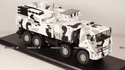 КАМАЗ-6560 ЗРПК 96К6 (Панцирь-С1) камуфляж Арктика, SSM1386 1:43 