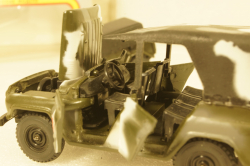 Уаз-469 с прицепом, чумной, Агат 1:43