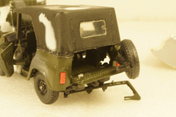 Уаз-469 с прицепом, чумной, Агат 1:43