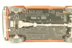 Ваз-2105 А39, красный, август 86г., Тантал/Радон 1:43