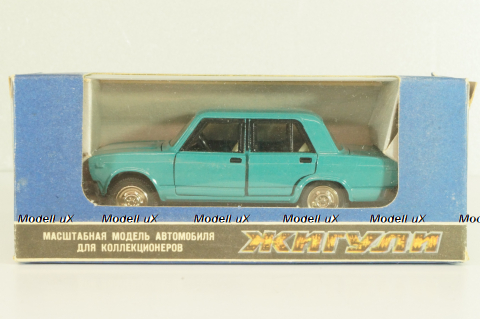 Ваз-2105,  Lada 1300, бирюзовый, сентябрь 86г., Тантал/Радон 1:43