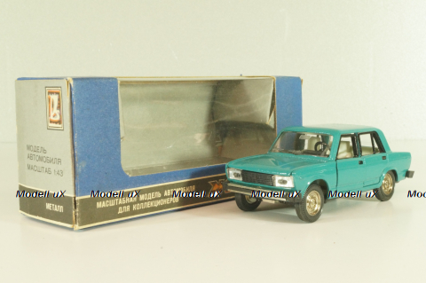 Ваз-2105,  Lada 1300, бирюзовый, сентябрь 86г., Тантал/Радон 1:43