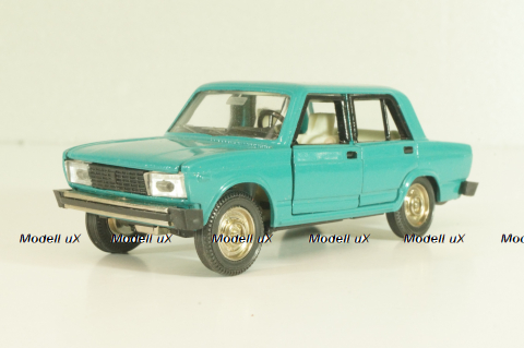 Ваз-2105,  Lada 1300, бирюзовый, сентябрь 86г., Тантал/Радон 1:43