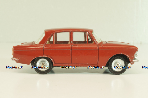 Москвич-408, красный, матовый, Dinky 1:43