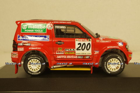 Mitsubishi Pajero  #200 Dakar 2002, RAM066, IXO 1:43