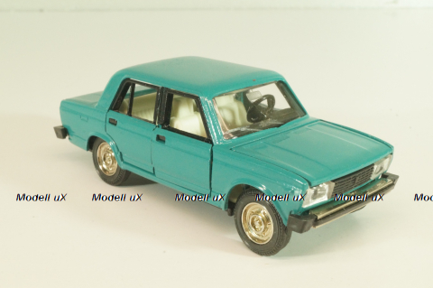 Ваз-2105,  Lada 1300, бирюзовый, сентябрь 86г., Тантал/Радон 1:43