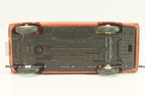 Москвич-408, красный, матовый, Dinky 1:43