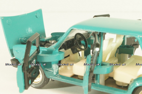 Ваз-2105,  Lada 1300, бирюзовый, сентябрь 86г., Тантал/Радон 1:43