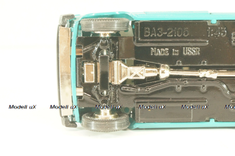 Ваз-2105,  Lada 1300, бирюзовый, сентябрь 86г., Тантал/Радон 1:43