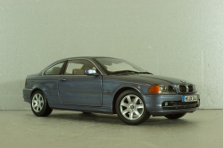 BMW 318 CI (E46) coupe 1997, grey, 80439411583, Kyosho 1:18