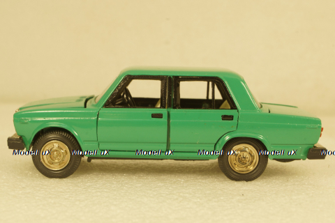 Ваз-2107, А40, зеленый №2, Тантал/Радон 1:43