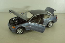 BMW 318 CI (E46) coupe 1997, grey, 80439411583, Kyosho 1:18