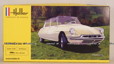 Кит Citroen DS 19, Heller 1:43