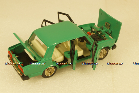 Ваз-2107, А40, зеленый №2, Тантал/Радон 1:43