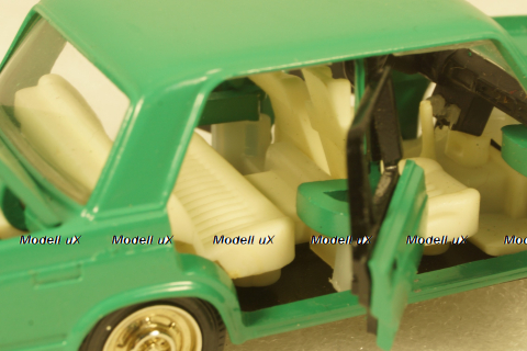 Ваз-2107, А40, зеленый №2, Тантал/Радон 1:43