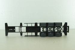 40' Skeletal semi-trailer, black, 91024, Diecast Masters 1:50