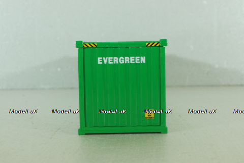 40' dry goods sea container EVERGREEN, green, 91027A, Diecast Masters 1:50