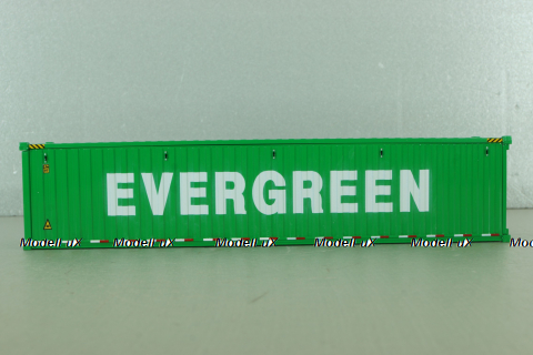 40' dry goods sea container EVERGREEN, green, 91027A, Diecast Masters 1:50